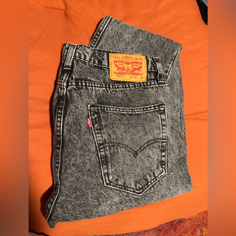 Levi’s 512 men’s acid wash jeans size 31x30